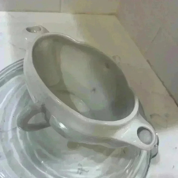 French Apilco Gravy Separator Classic Whiteware Porcelain Made in France - Picture 8 of 10